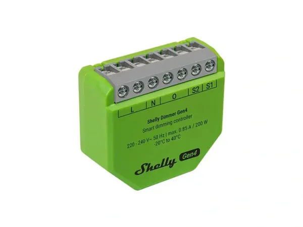 Shelly Dimmer GEN4 - Matter, WiFi, Bluetooth, Zigbee - Dimming Module